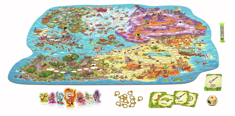 Eye Found It! Dino Island Board Game - English Edition