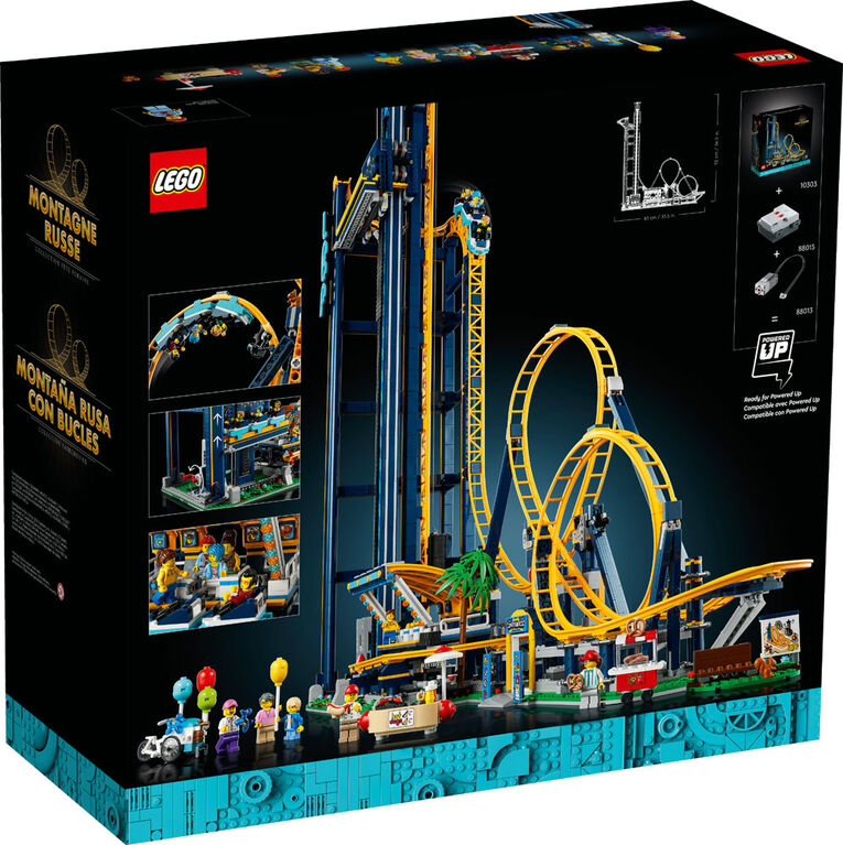 LEGO Montagne russe 10303 Ensemble de construction (3 756 pièces)