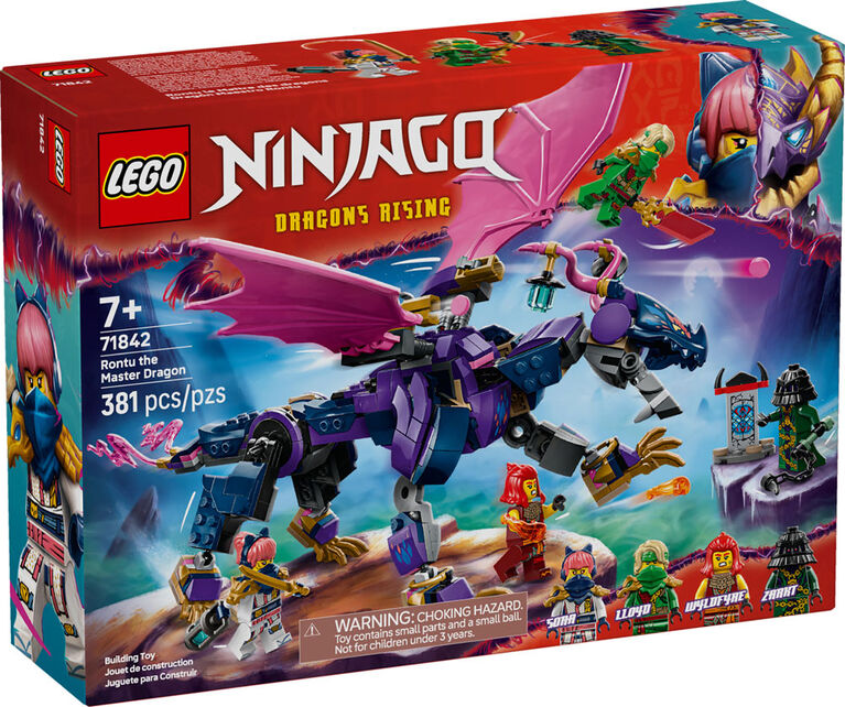 LEGO NINJAGO Rontu the Master Dragon - Building Toy for Kids, Boys, & Girls, Ages 7+ - 71842