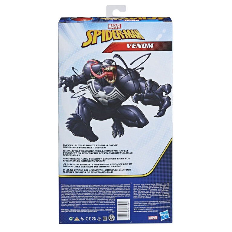 Marvel Spider-Man Titan Hero Series, figurine de collection Deluxe Venom de 30 cm