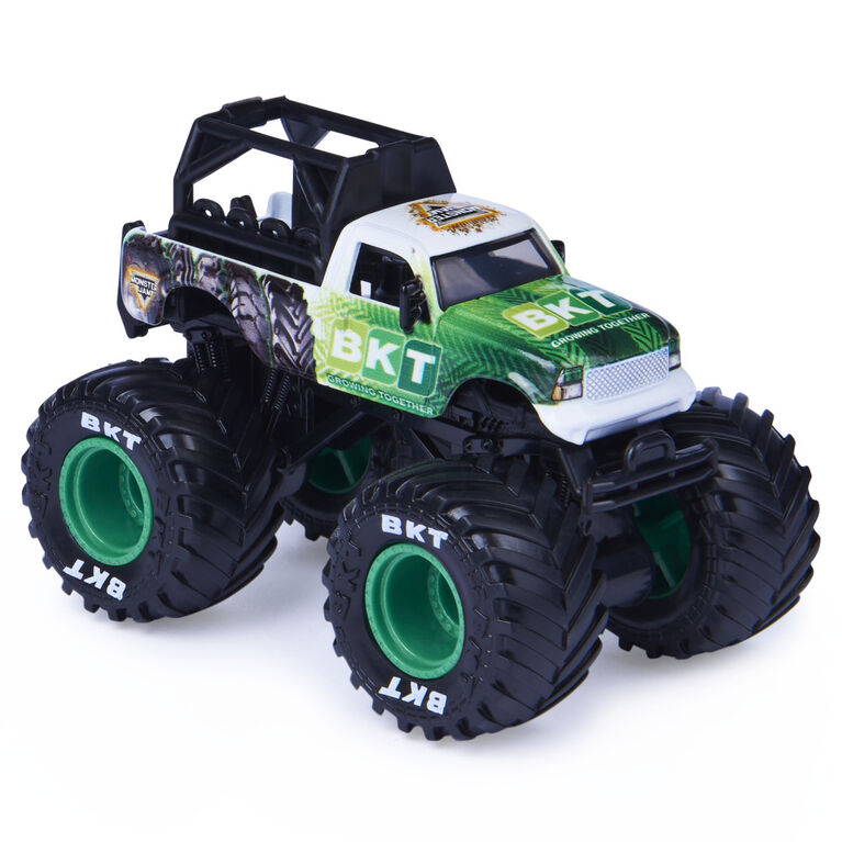 Monster Jam, Official BKT Truck, Die-Cast Vehicle, Ride Trucks Series, 1:64 Scale