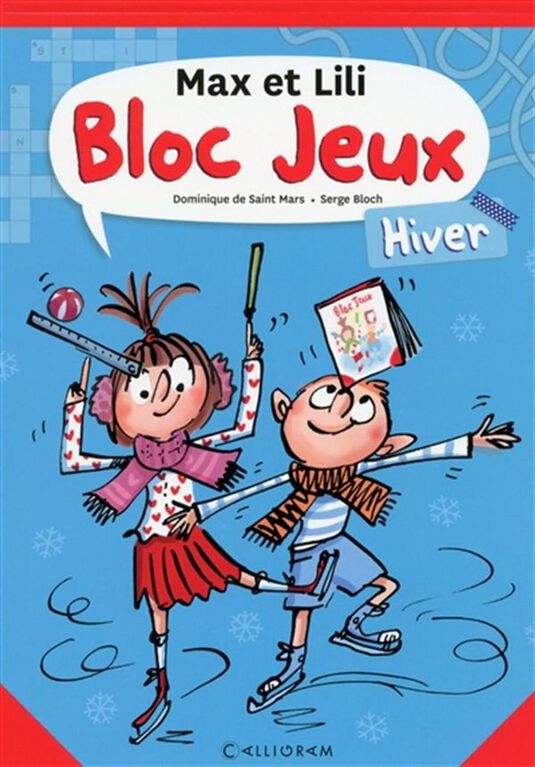 Bloc Jeux  Hiver - French Text