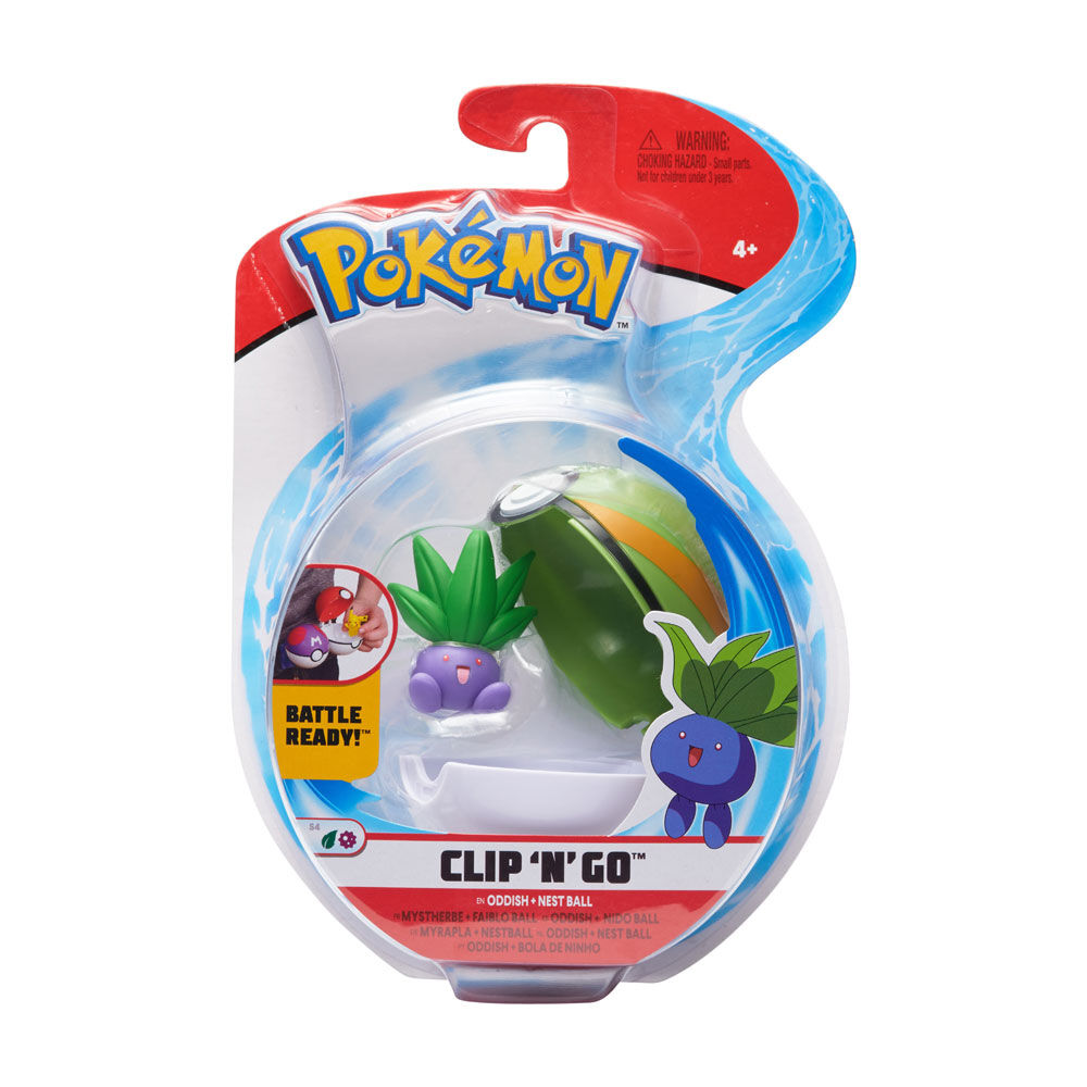 Pok mon Clip N Go Oddish Nest Ball Toys R Us Canada