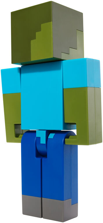 Minecraft - Figurine articulée à grande échelle de 21,6 cm (8,5 po) - Zombie.