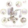 City Park 2 in1 Doll Stroller, Little Flora
