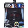 Star Wars Darth Vader Voice Changer Electronic Mask, Costume Dress-Up Toy with Sound Effects - French Edition