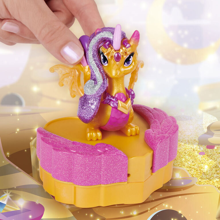 Hatchimals Pixies Riders, Gold Shimmer Charlotte Pixie and Draggle