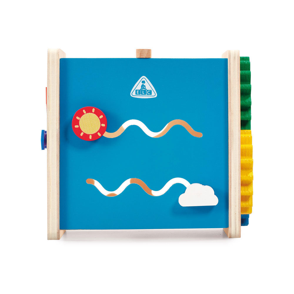Elc mini wooden activity cube 2025