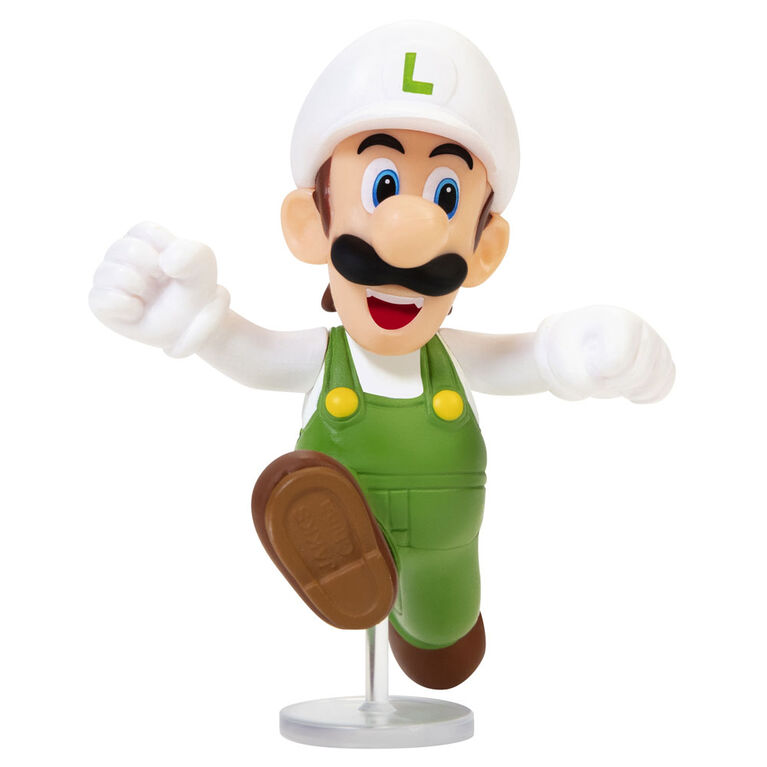 Nintendo 2.5" Limited Articulation Wave 25 - Fire Running Luigi