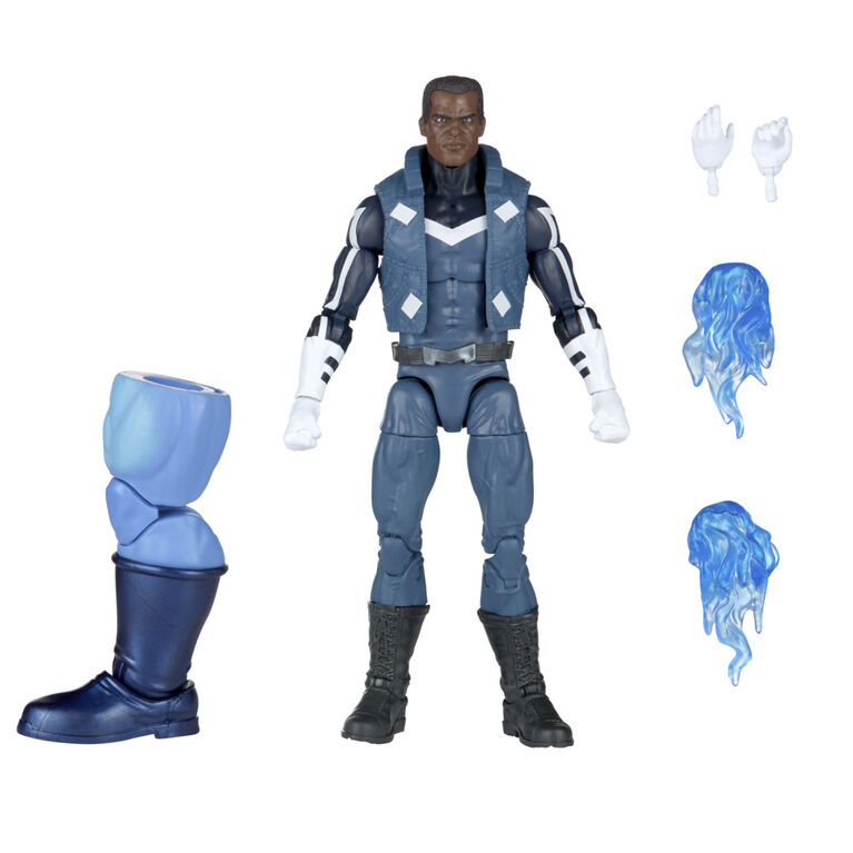 Marvel Legends Series Blue Marvel Ultimates Costume Action Figure 6-inch Collectible Toy, 4 Accessories, 1 Build-A-Figure Part