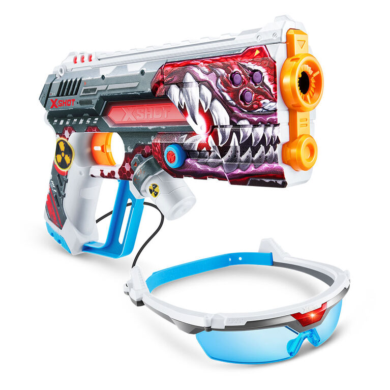 X-Shot Skins Laser 360° (2 Laser Blasters & 2 Infrared Headset) by ZURU