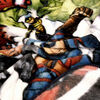Marvel Avengers Kids Throw Blanket, 40" x 50", Iron Man, Captain America, The Hulk, Thor