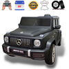 KidsVip 12V Kids and Toddlers Mercedes G63 Ride on car with Remote Control - Matte Black - English Edition