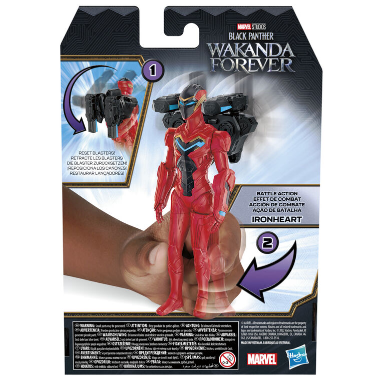 Marvel Studios' Black Panther Wakanda Forever Battle Action Ironheart, 6-Inch Action Figure