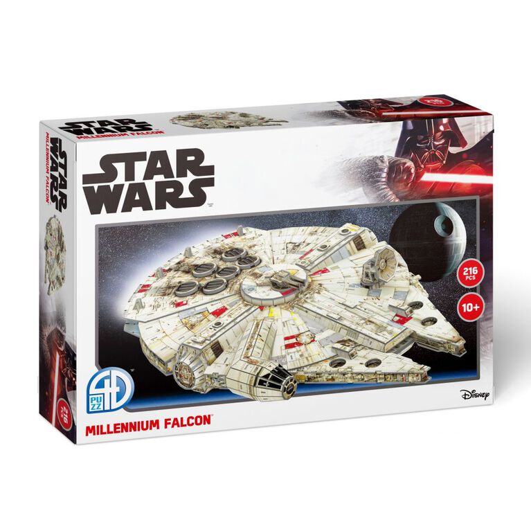 4D Build, Star Wars Millennium Falcon , Maquette 3D en papier, 216 pièces