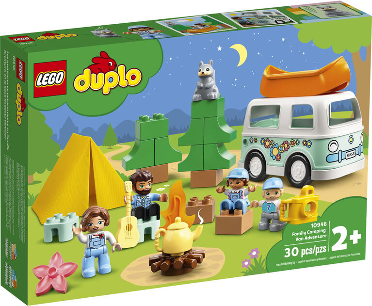 LEGO DUPLO Town Les aventures en autocaravane en famille 10946 (30 pièces)