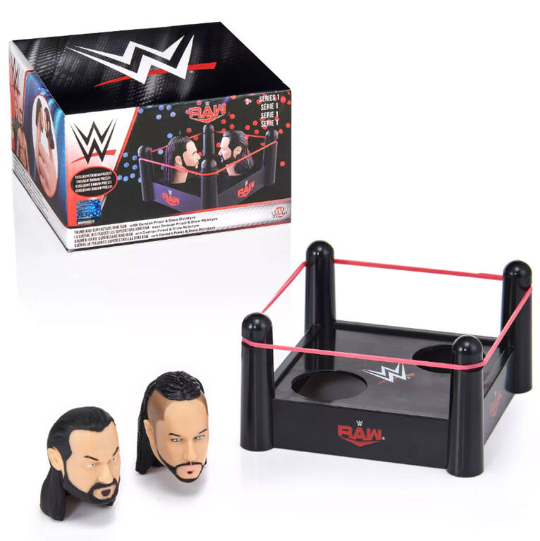 WWE Thumb War: Drew McIntyre vs Damian Priest, 1.5" Figures, Arena Battle WWE Thumb War: Drew McIntyre vs Damian Priest, 1.5" Figures, Arena Battle