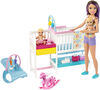 Barbie Skipper Babysitters, Inc. Nap 'n' Nurture Nursery Dolls and Playset