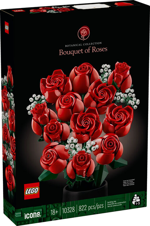 Nouveau non déballéGEST Rose Bouquet de Fleurs Jeu de Construction avec  Vase Compatible avec Lego, Fleur Rose Pourpre Plantes Botaniques  Artificielles Collection Jouets pour Enfant Adulte