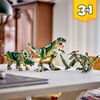 LEGO Creator 3in1 T. rex Dinosaur Toy for Kids to Rebuild into a Triceratops or Pterodactyl 31151