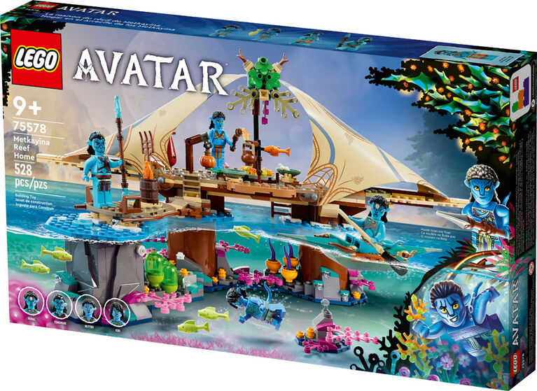 LEGO Avatar Metkayina Reef Home 75578 Building Toy Set (528 Pieces)