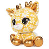 P.Lushes Designer Fashion Pets, Daisy Doemei, biche en peluche de luxe, jaune/or, 15,2 cm