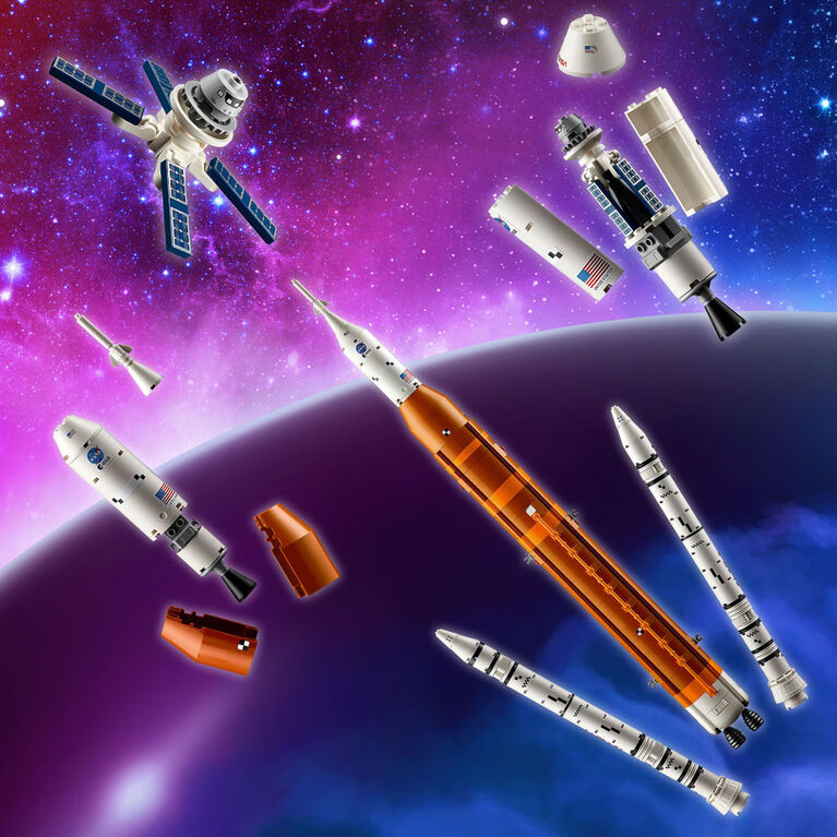 LEGO Icons NASA Artemis Space Launch System, Buildable Space Gift for Adults, DIY Project for Adults, 10341