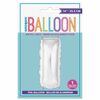Ballons en forme de lettre en argent 14 " - I