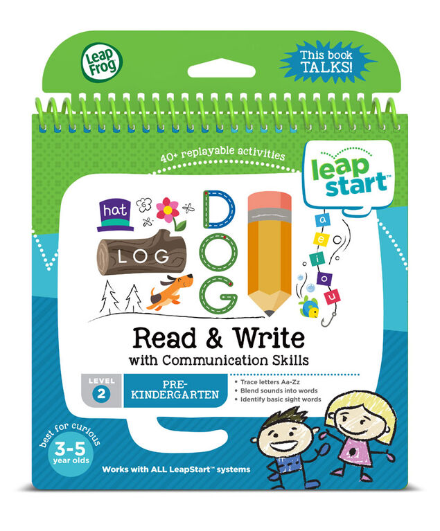 Livre d'activités pour la grande maternelle LeapStart de LeapFrog - Lire et écrire- Version anglaise - Édition anglaise