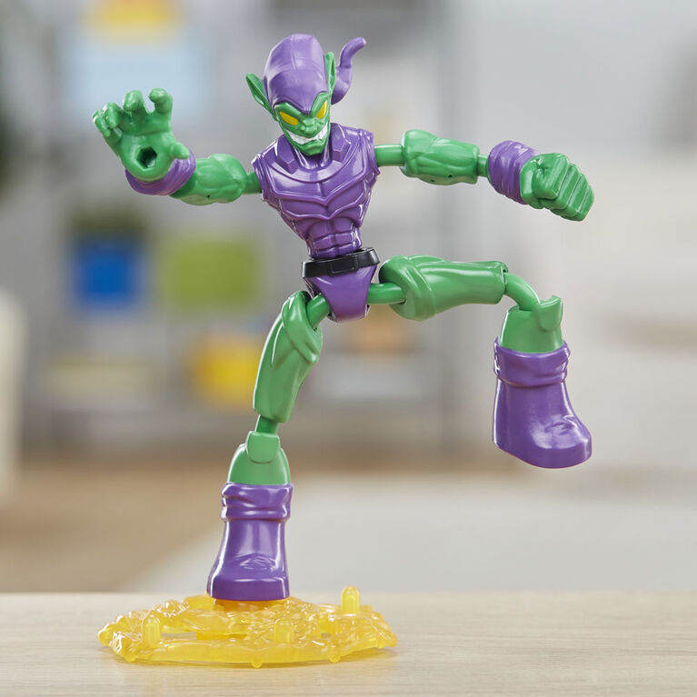 Marvel Spider-Man Bend and Flex, figurine articulée Green Goblin