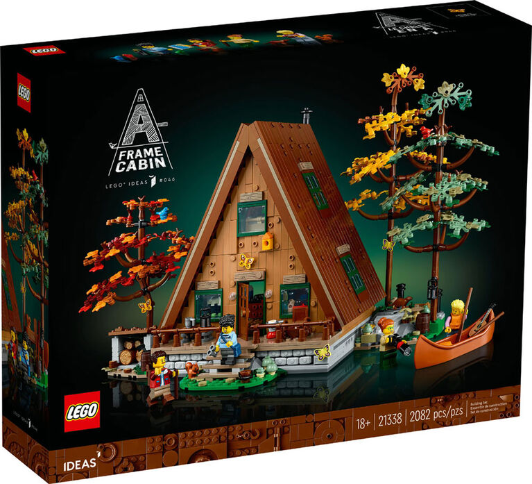 LEGO Ideas Le chalet en A 21338; Ensemble de construction pour adultes (2 082 pièces)