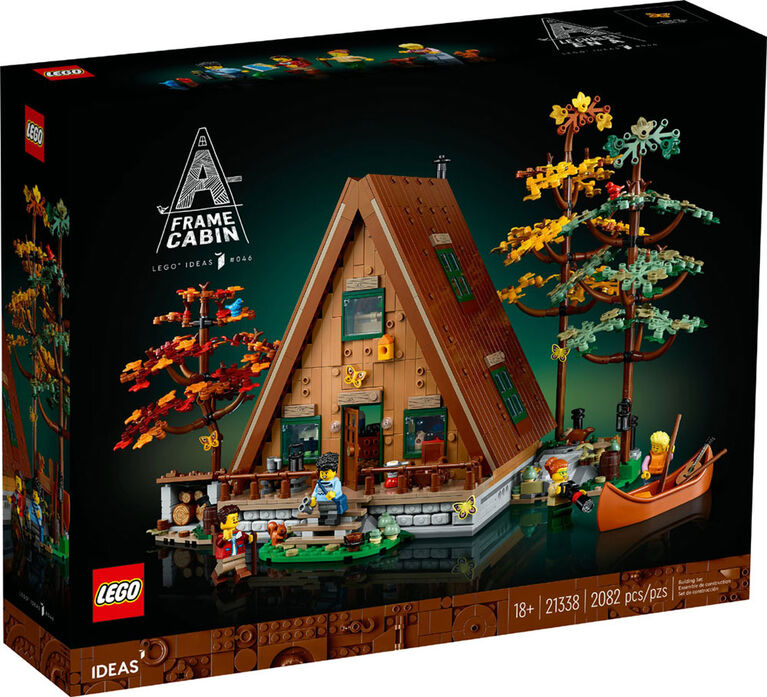 LEGO Ideas A-Frame Cabin 21338 Building Kit for Adults (2,082 Pieces)