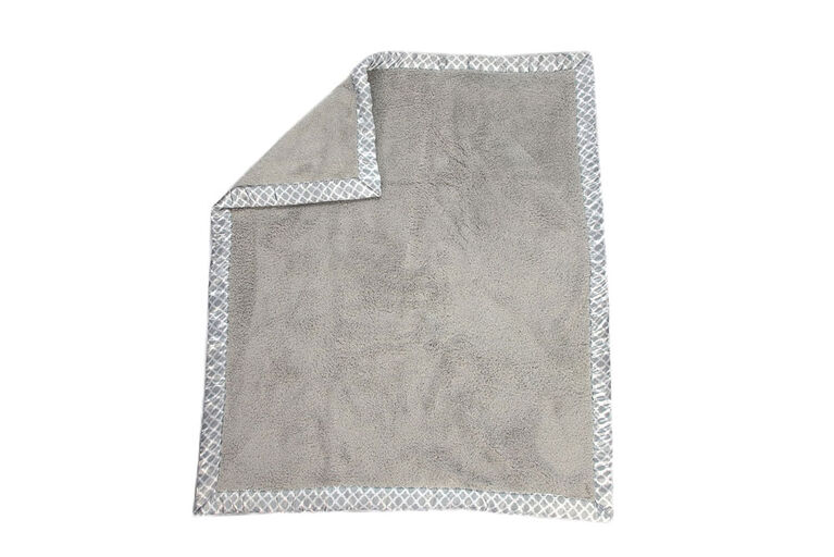 Koala Baby Satin Trim Deluxe Blanket Grey Babies R Us Canada