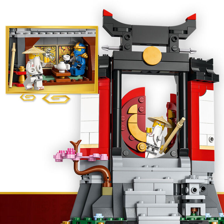 LEGO NINJAGO Le Socle d'Exposition de Personnages Ninjas - 15e Anniversaire, 8 Socles d'Exposition de Figurines 71866