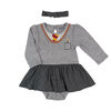 Harry Potter Tutu dress with headband - Grey, Newborn.