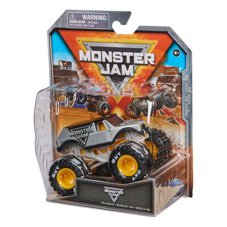 Monster Jam, Official Stunt Truck Monster Truck, Die-Cast Vehicle, 1:64 Scale