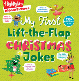 Hidden Pictures My First Lift-the-Flap Christmas Jokes - Édition anglaise