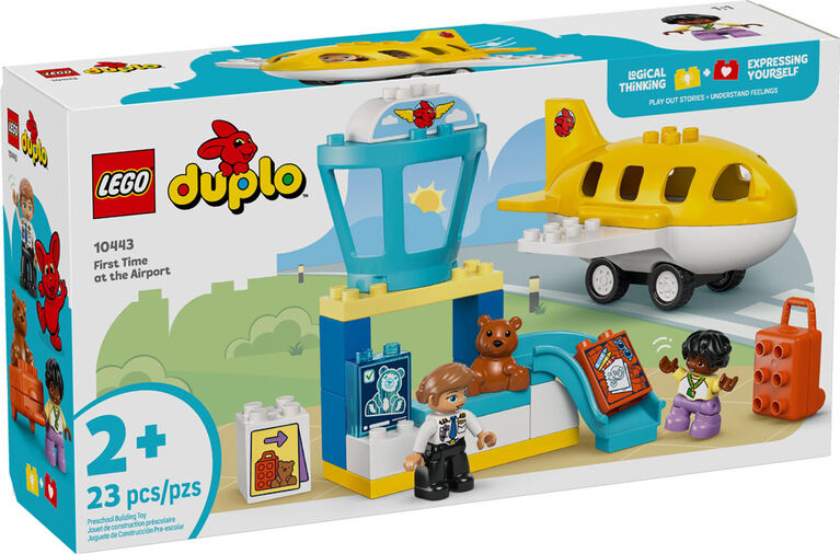 LEGO DUPLO Town First Time at the Airport Building Toy & Pretend Play Set for Kids, Ages 1.5+ - 10443 LEGO DUPLO Town First Time at the Airport Building Toy & Pretend Play Set for Kids, Ages 1.5+ - 10443