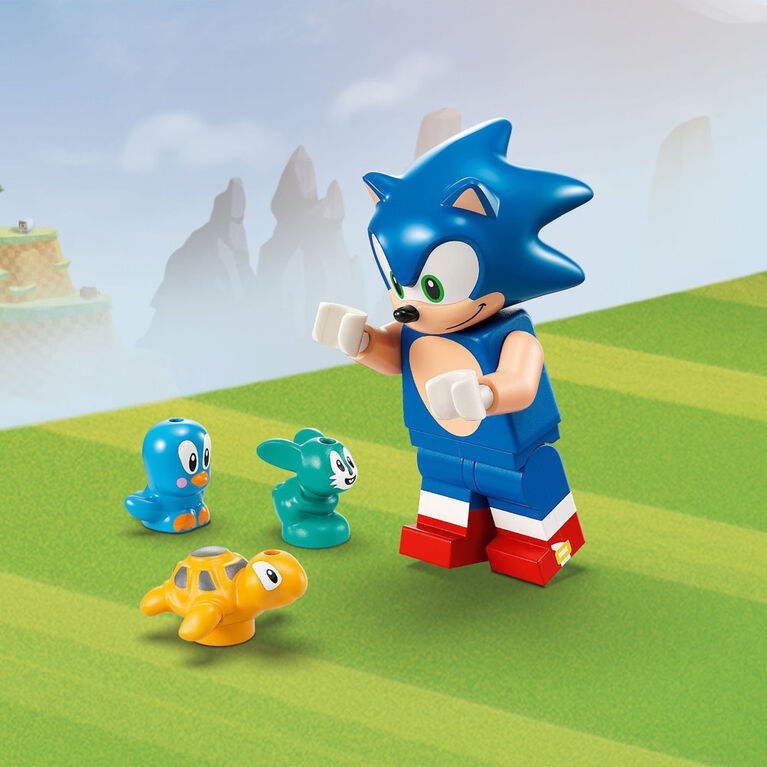 LEGO Sonic the Hedgehog Sonic vs. Dr. Eggman's Death Egg Robot 76993 (615 Pieces)