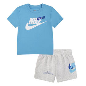 Nike Amplify Shorts Set - Birch Heather - Size 2T