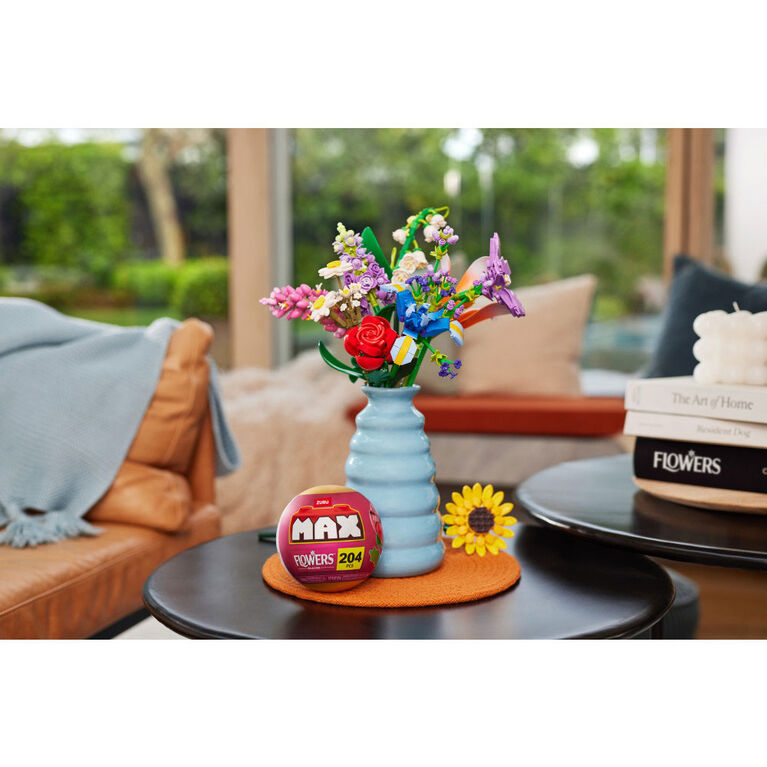 MAX Build More Premium Flowers Building Bricks Collection by ZURU