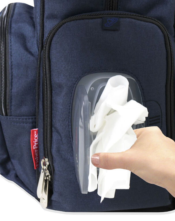 Le sac à dos à langer Denim Deluxe de Fisher Price