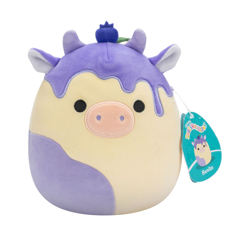 Squishmallows 7.5" - Benito Blueberry Cheesecake Cow