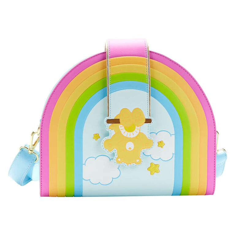 Loungefly Care Bears Funshine Bear Rainbow Swing Crossbody Bag ...