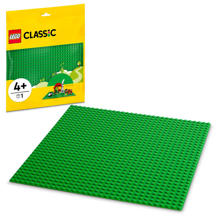 LEGO Classic Green Baseplate 11023 Building Kit for Kids (1 Piece)