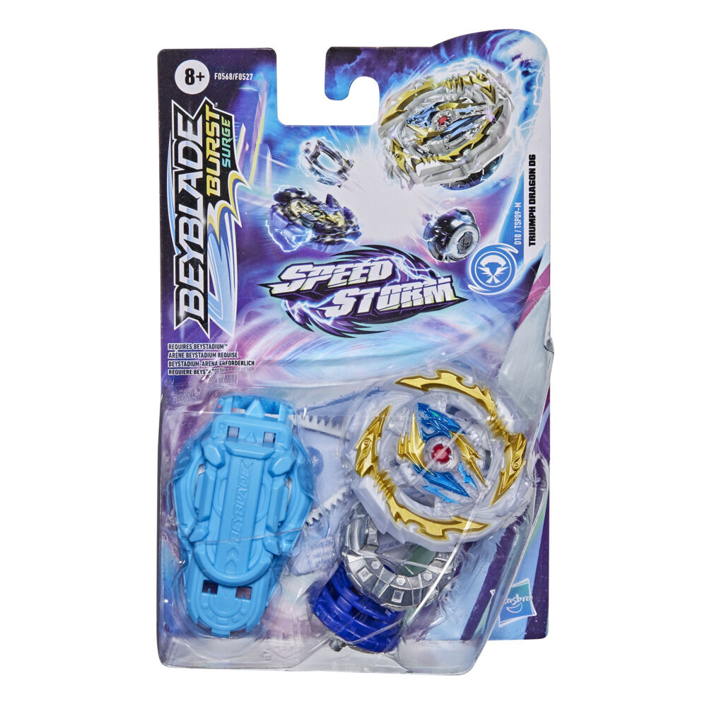 Beyblade Burst Surge Speedstorm Triumph Dragon D6 Spinning Top