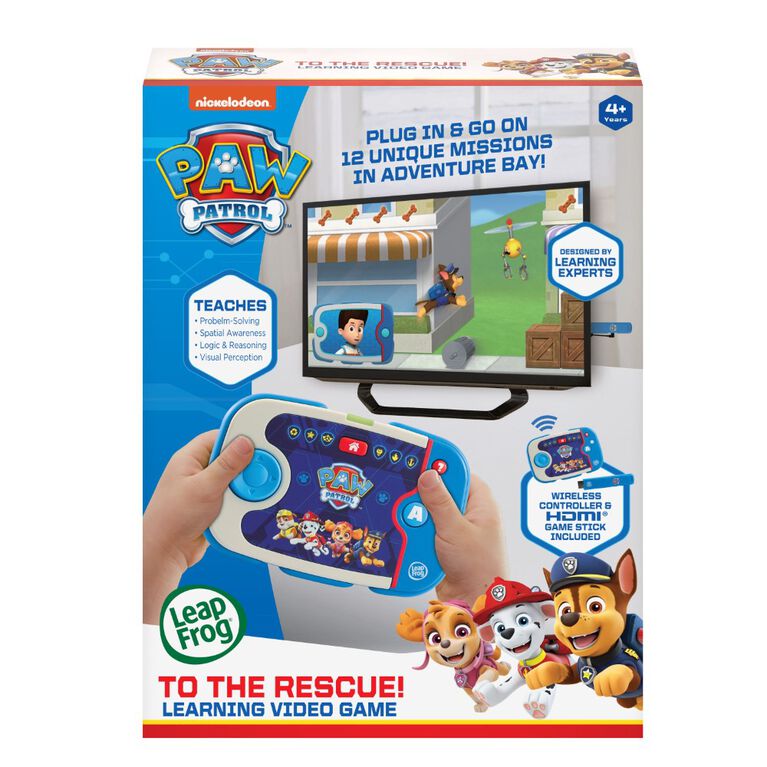 LeapFrog PAW Patrol: Pat' Patrouille: À la rescousse! - Console de jeu ludo-éducative - Édition anglaise