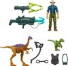 Jurassic Park Dr. Alan Grant Tactical Claw Figure Pack and 2 Dinosaurs