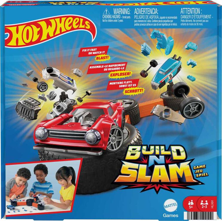Hot Wheels Build 'n Slam Game