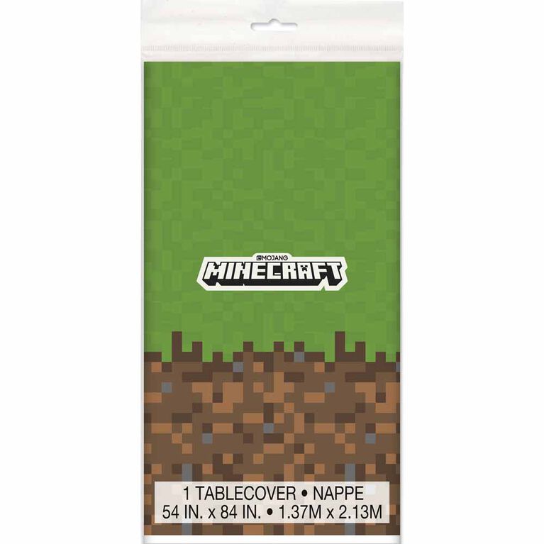 Minecraft Nappe en Plastique 54" x 84"